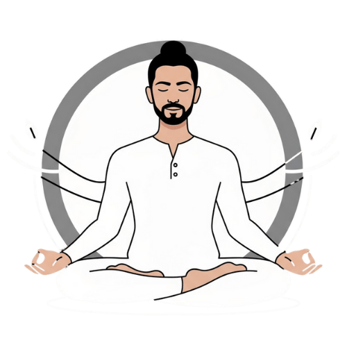 Healthy Lifestyle Black and White