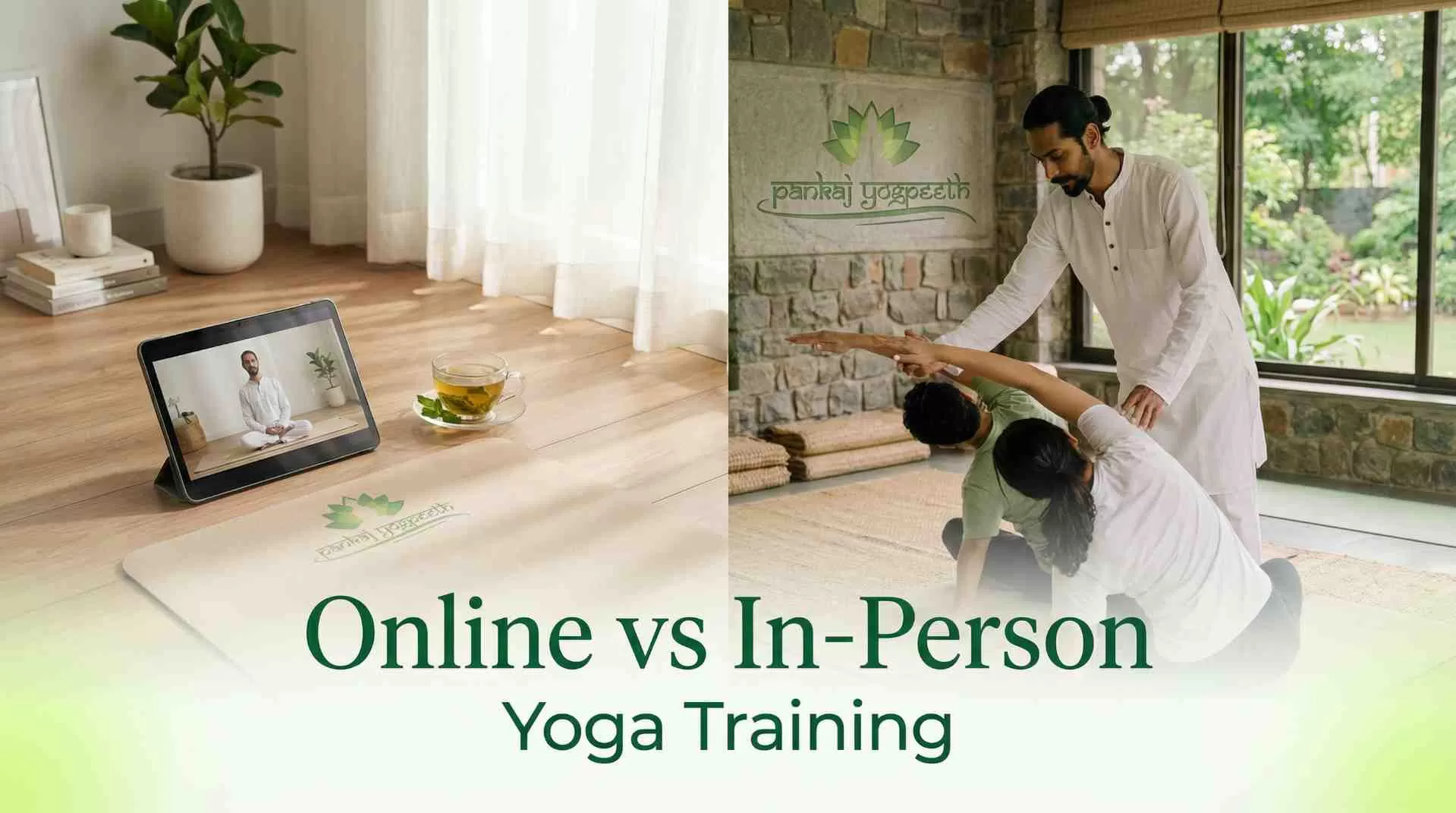 Online Yoga Teacher Training vs. In-Person: Which One is Right for You?
