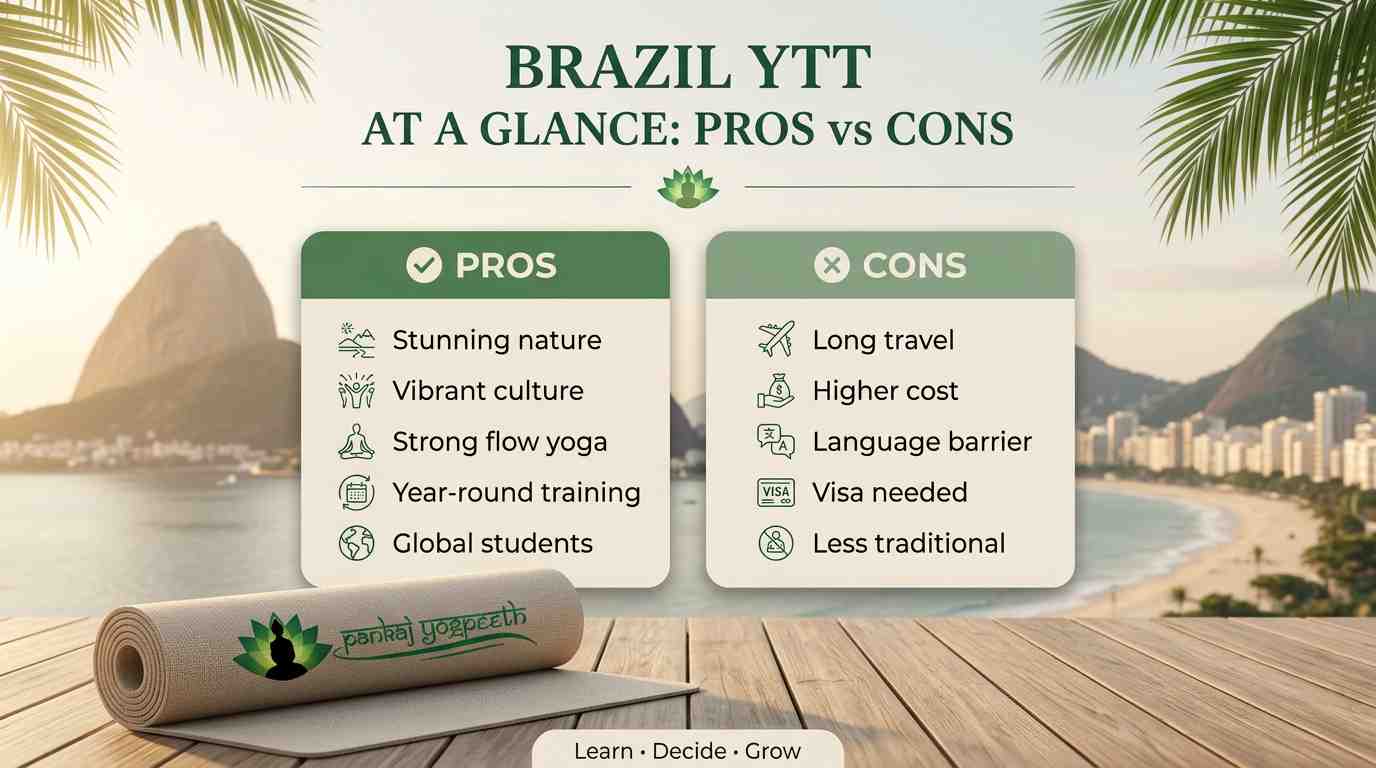 Brazil YTT at a Glance Pros vs Cons - pankaj yogpeeth.jpeg