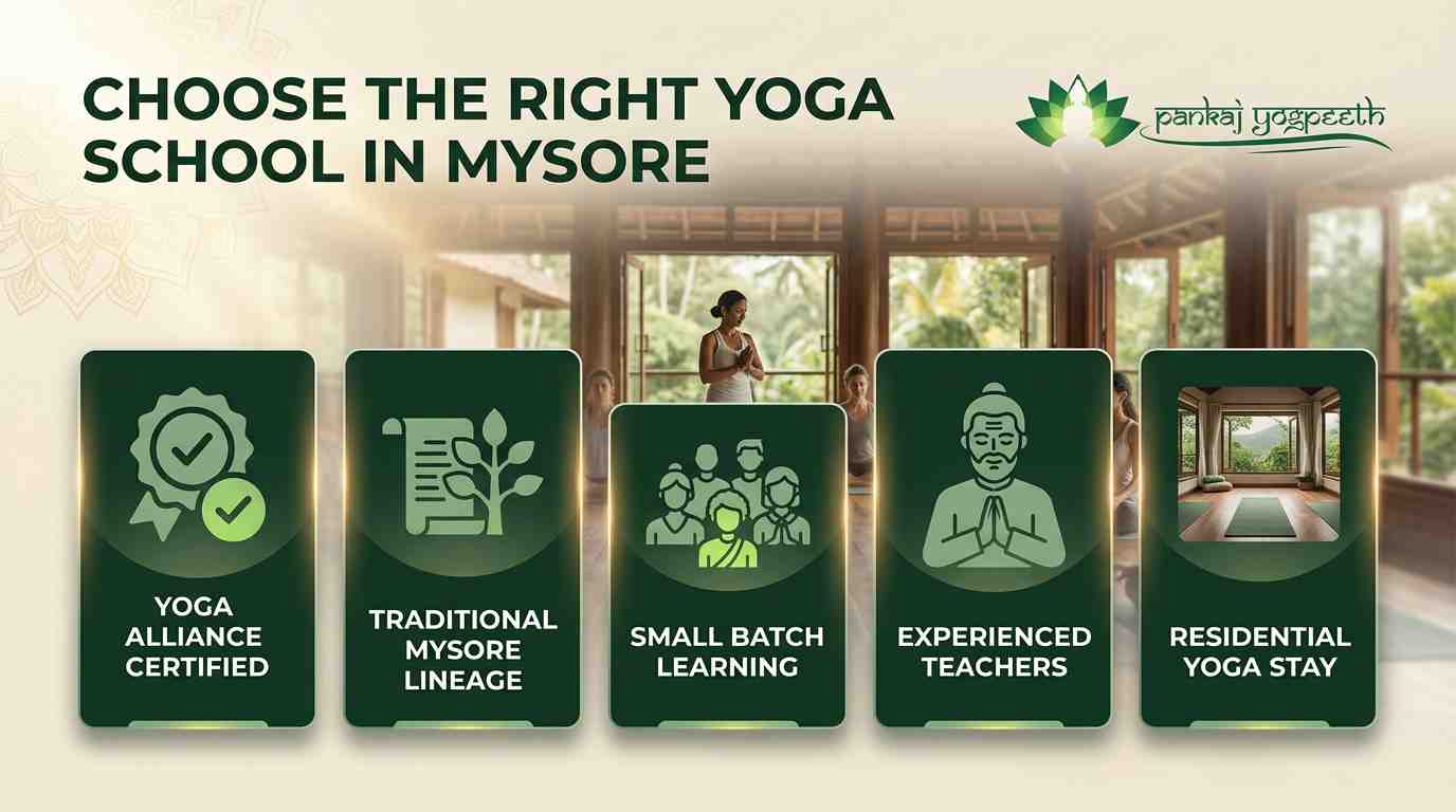 Choose the Best Yoga School in Mysore