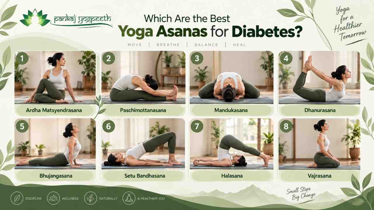 Which Are the Best Yoga Asanas for Diabetes - pankaj yogpeeth .jpg